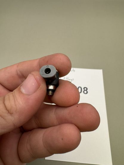 Smart Parts Ion Elbow Fittings Black Silver (Lot of 2)