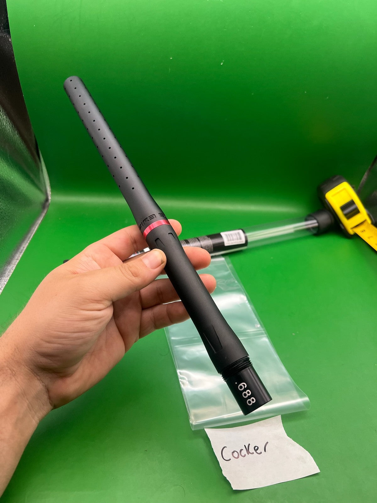 Empire Pipe 2 Autococker Barrel Back Black .688 ~14in