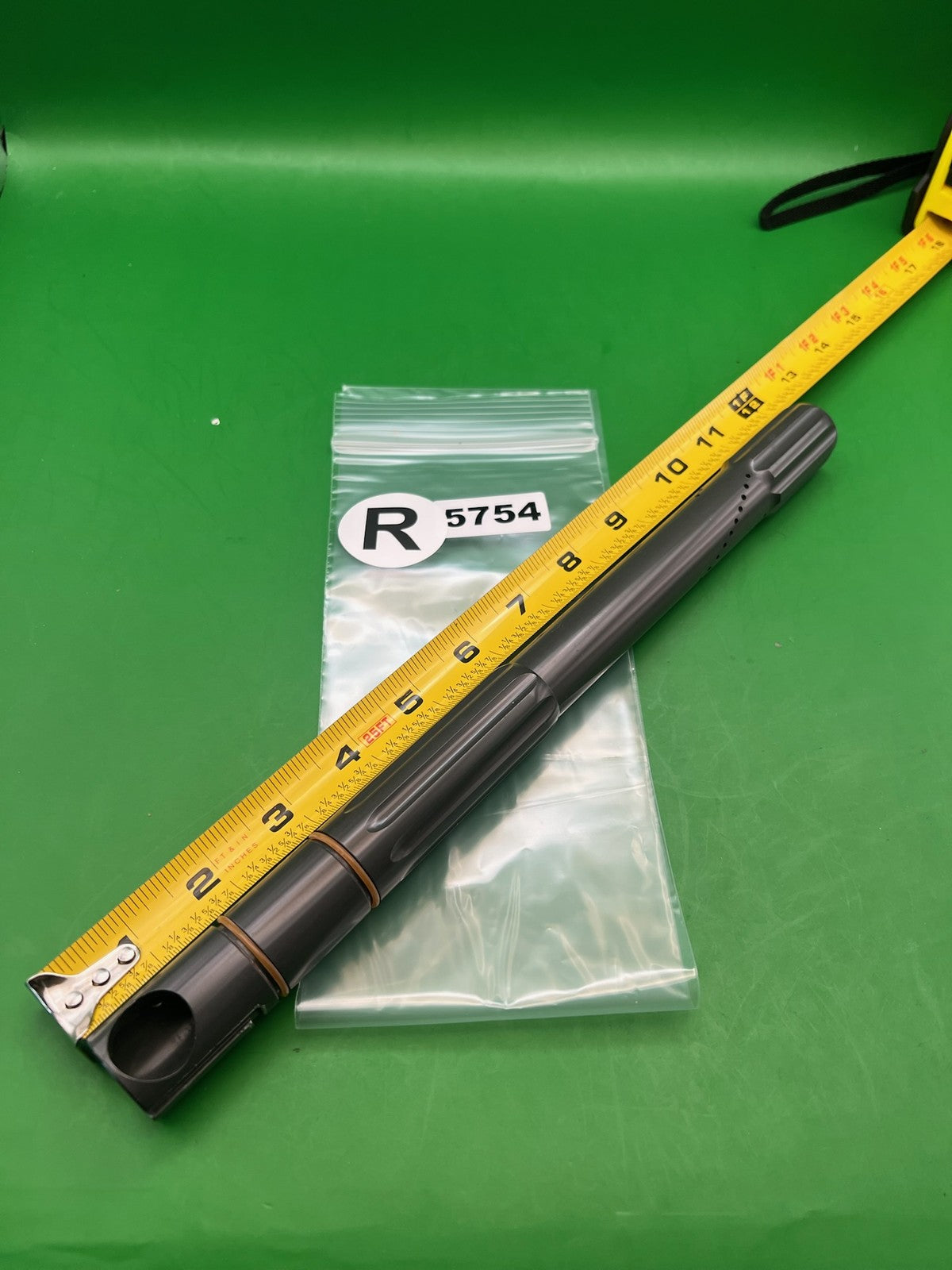 J&J Automag 12" .691 Pewter - used paintball barrel - pewter
