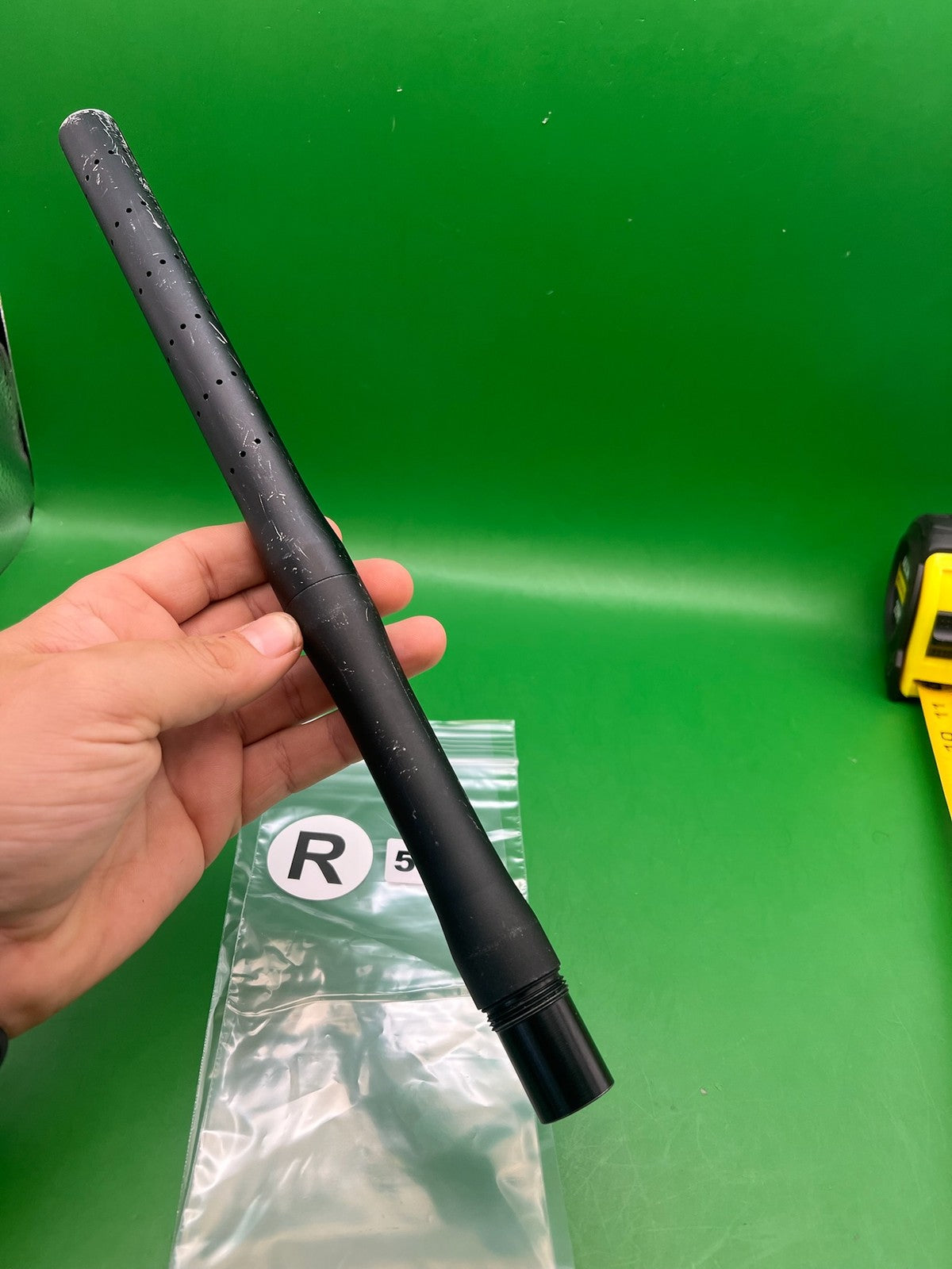 Stock Empire Autococker .689 14" Black Two Piece - used paintball barrel tip - black