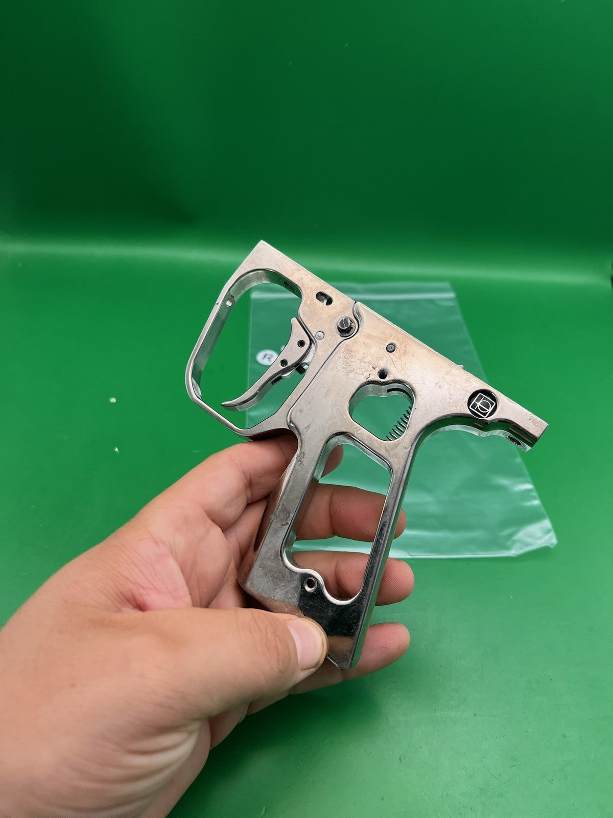Planet Eclipse Autococker Hinge Swing Trigger Frame Raw Silver Aluminum