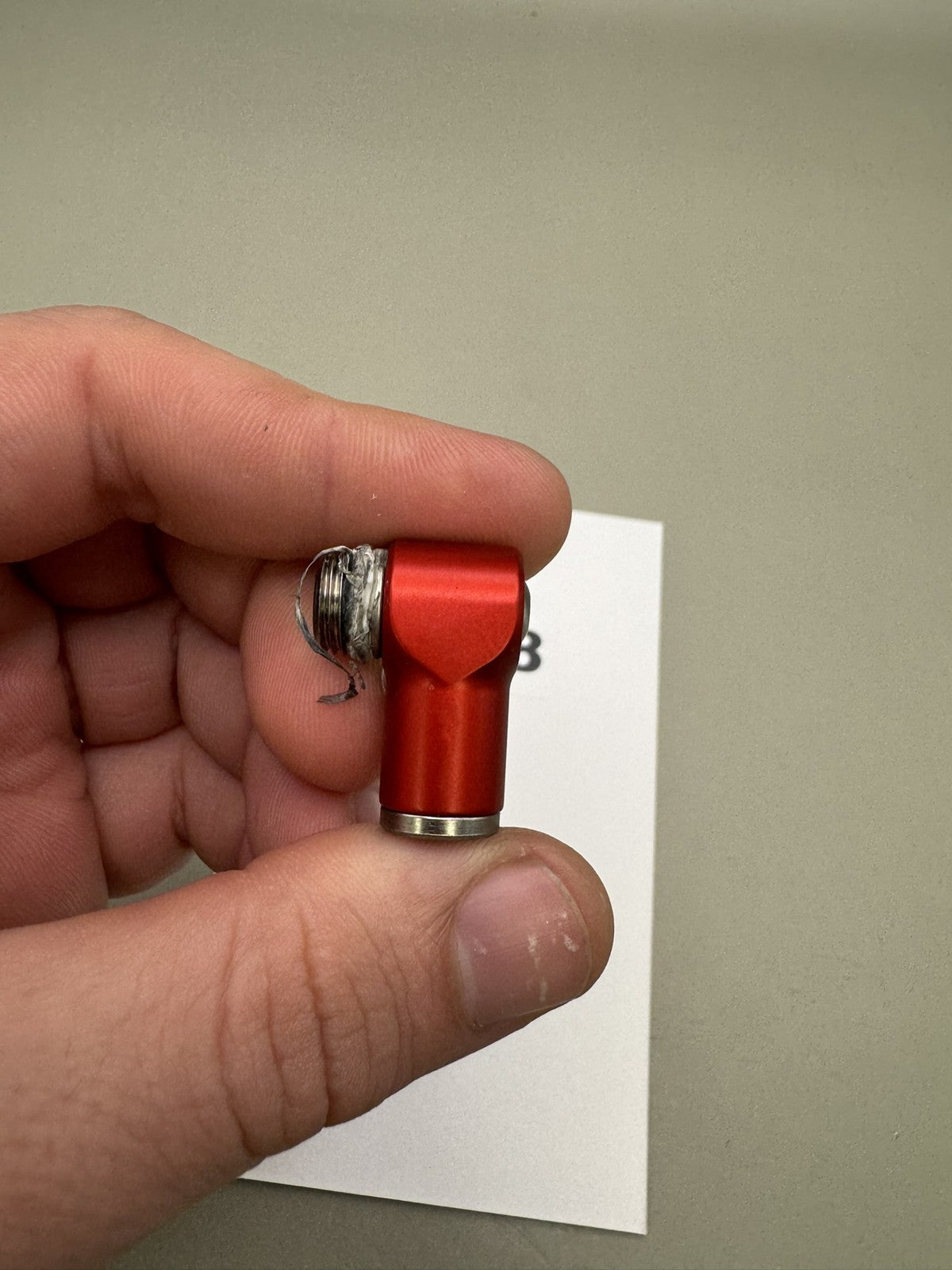 CCM PB 90Â° Fitting Red