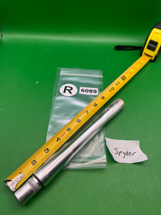 Spyder One-Piece Barrel 12" .687 Silver - used paintball barrel - silver