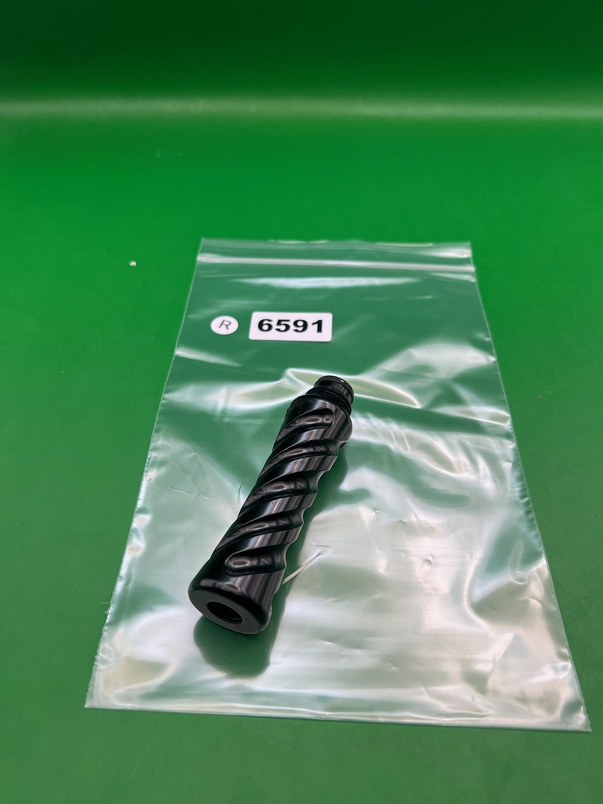 Black Gas Through Grip - used paintball gas through grip - black