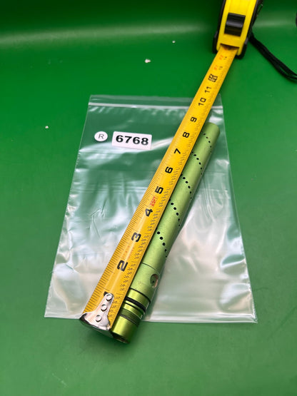 Dust Green Freak Tip - used paintball barrel tip - dust green