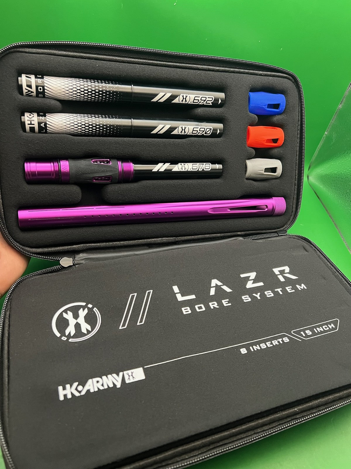 HK Army LAZR Bore System 15" Barrel Kit 8 Inserts .680-.692 Autococker