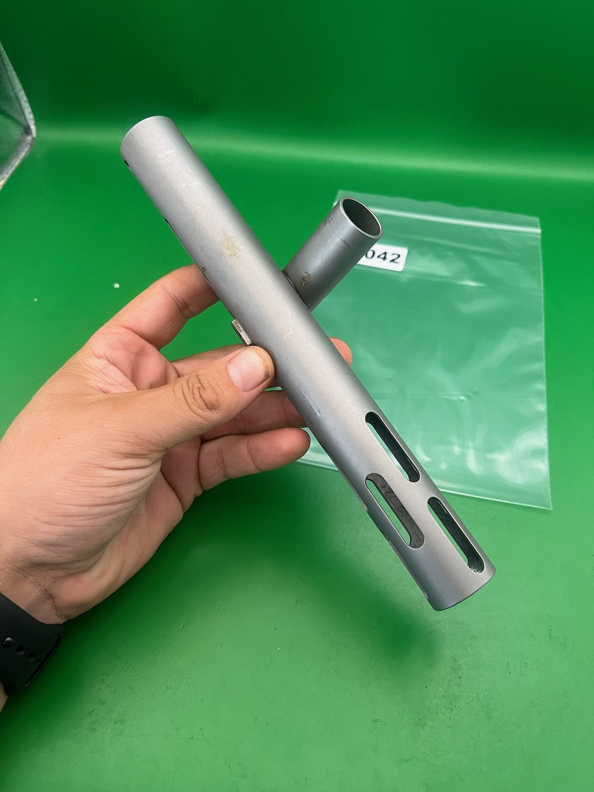 AGD Automag Minimag Body Silver Aluminum Powerfeed Airgun Designs