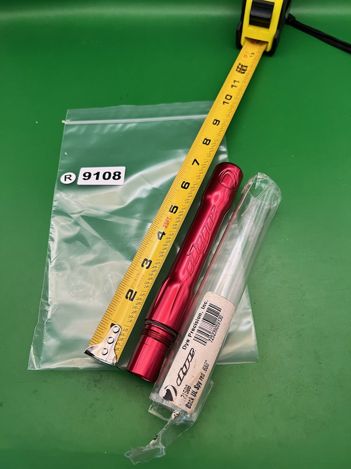Dye UL Ultralite Barrel Back Red .688 Spyder Thread