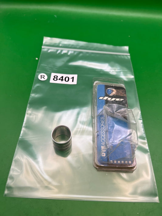Dye Feedneck Collar Silver Aluminum Twistlock Matrix DM Series Marker