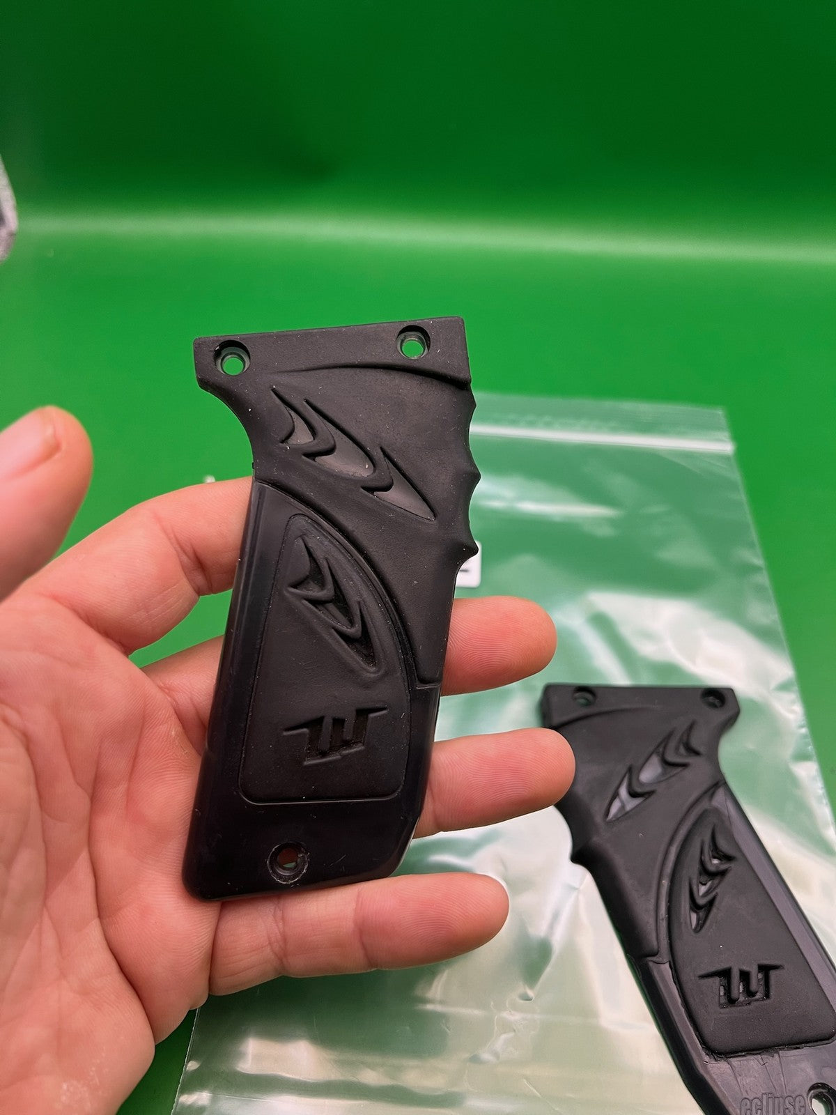 WGP Planet Eclipse Worr Blade Grip Panels Black Rubber Autococker Pair