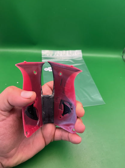 DLX Luxe ICE Rubber Grip Red Black Marker Cover Luxe X