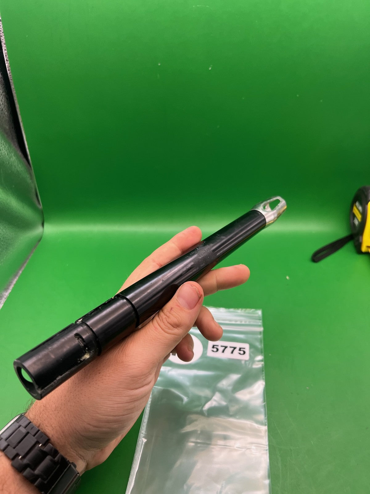 Automag Emag Barrel 10" .690 Black - used paintball barrel - black