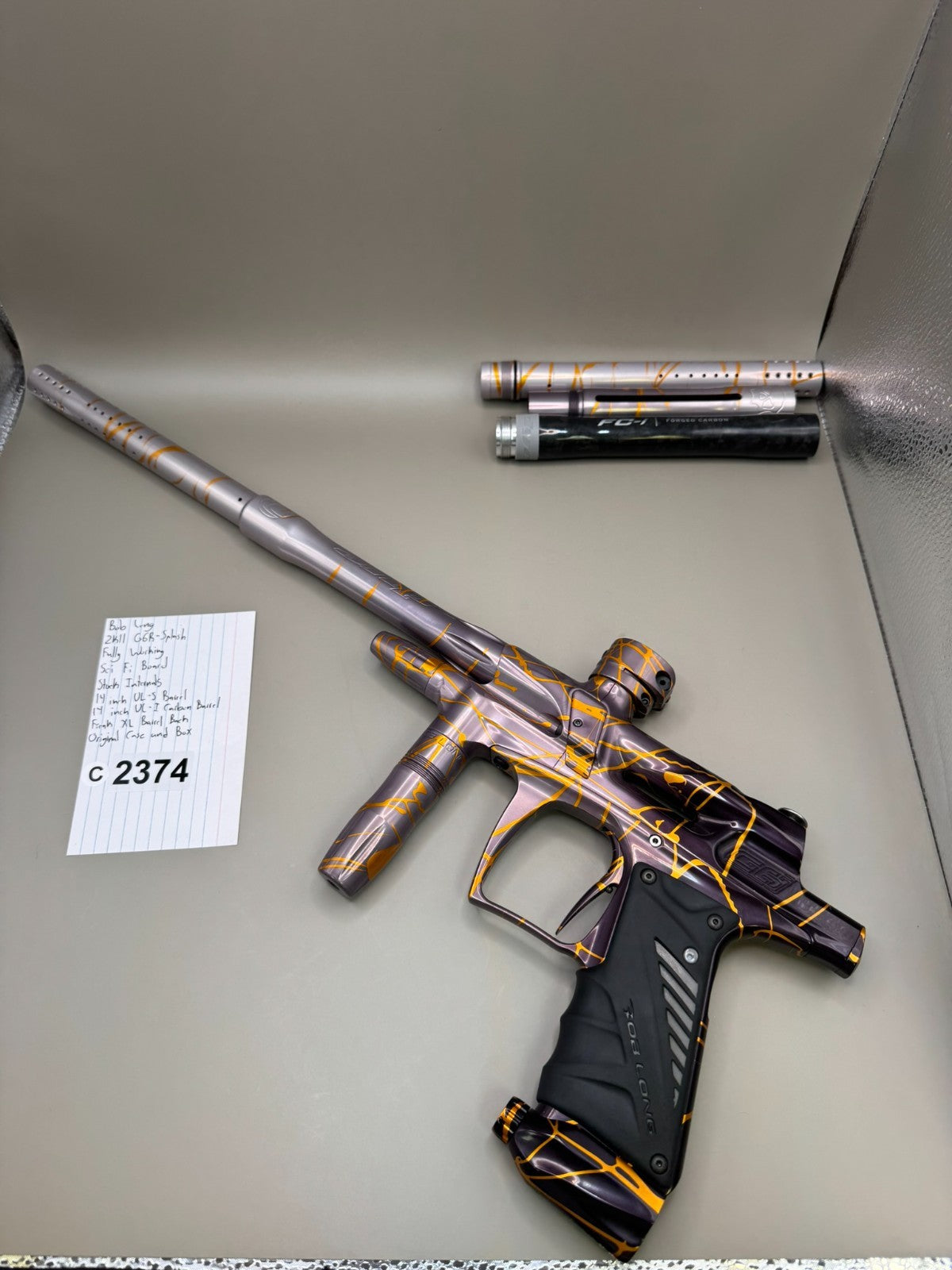 Bob Long 2k11 G6R - Splash - Paintball Marker Fully Working
