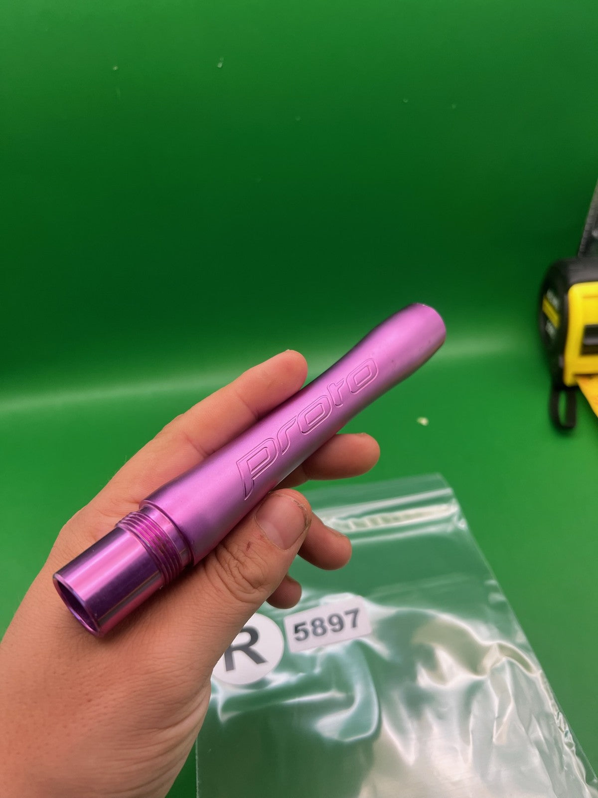 Proto Autococker Barrel Back Purple 6" .688 Bore Aluminum