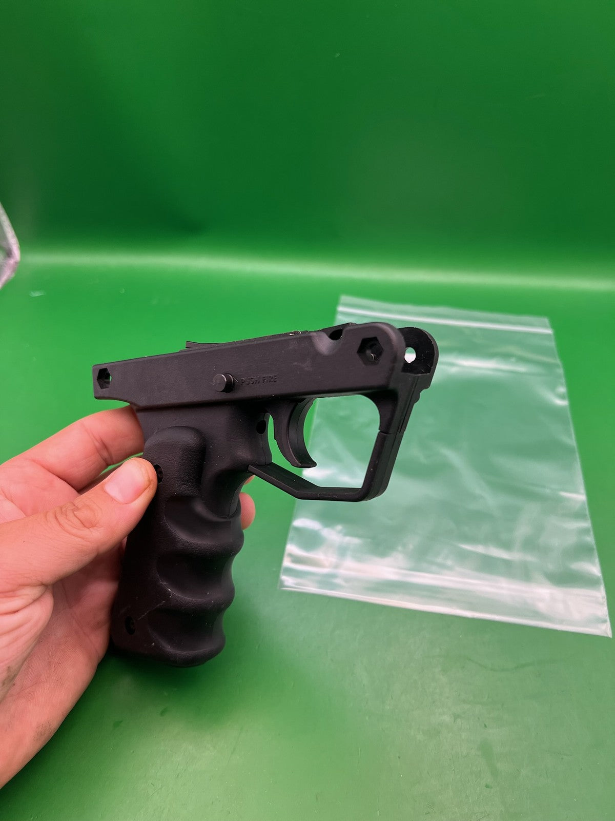 Tippmann BT-4 Trigger Frame with Grips Black Push Fire