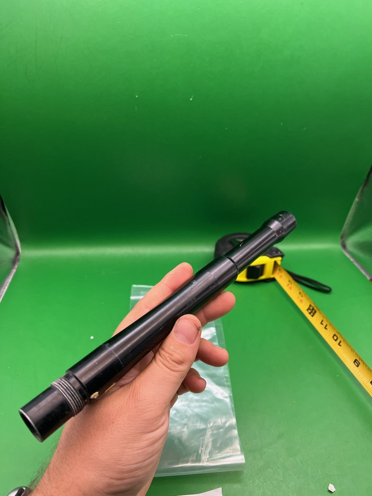 Autococker Barrel Black 12in .687 Bore Stock