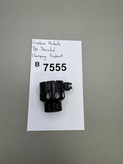 Custom Products Dye Threaded Clamping Feedneck Black
