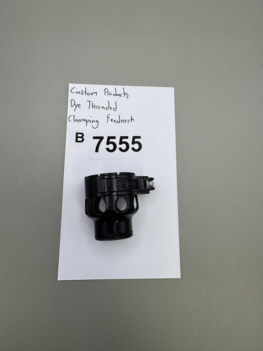 Custom Products Dye Threaded Clamping Feedneck Black