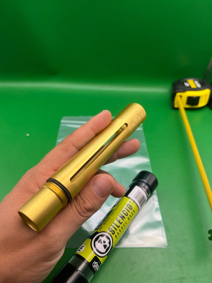 Infamous Silencio FXL Freak XL Barrel Back Autococker Thread Dust Gold