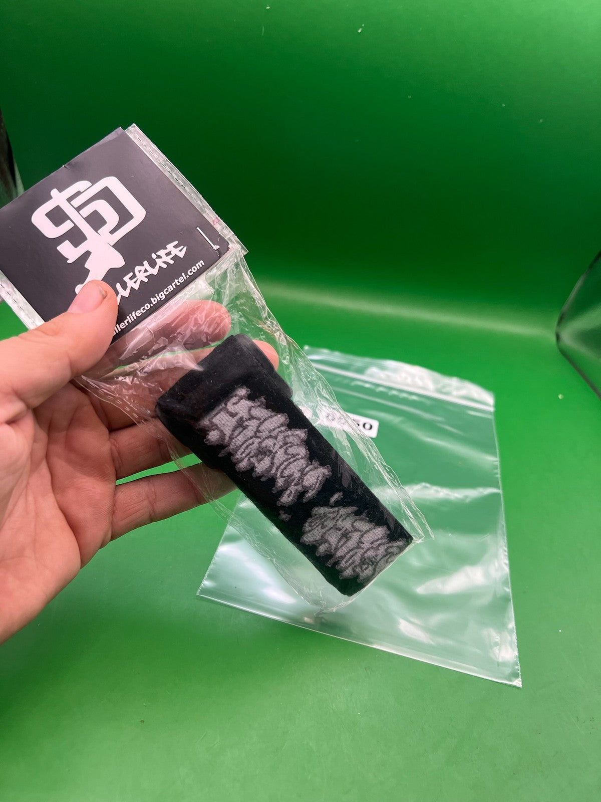 Ballerlife Co Paintball Goggle Strap Black Gray Graffiti