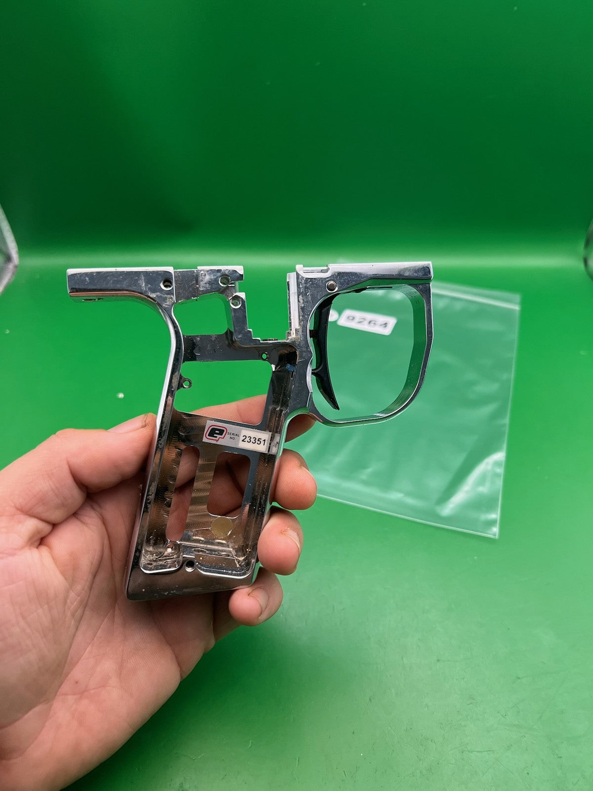 Planet Eclipse E-Blade Autococker Electronic Trigger Frame Chrome Silver