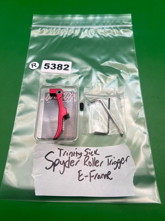Trinity Sick Spyder Roller Trigger E-Frame Red Aluminum
