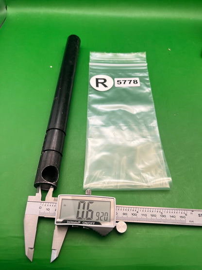 Automag Shorty Barrel  Shape .692 Black - used paintball barrel - black