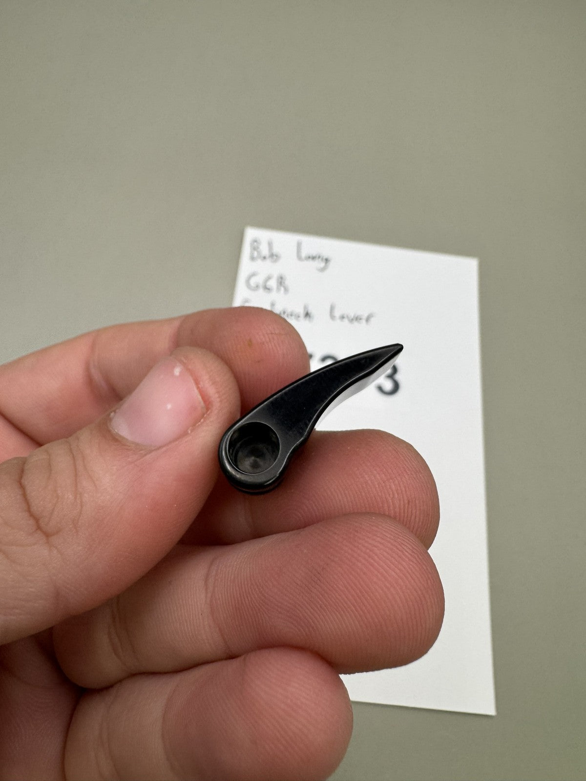Bob Long G6R Feedneck Lever Black