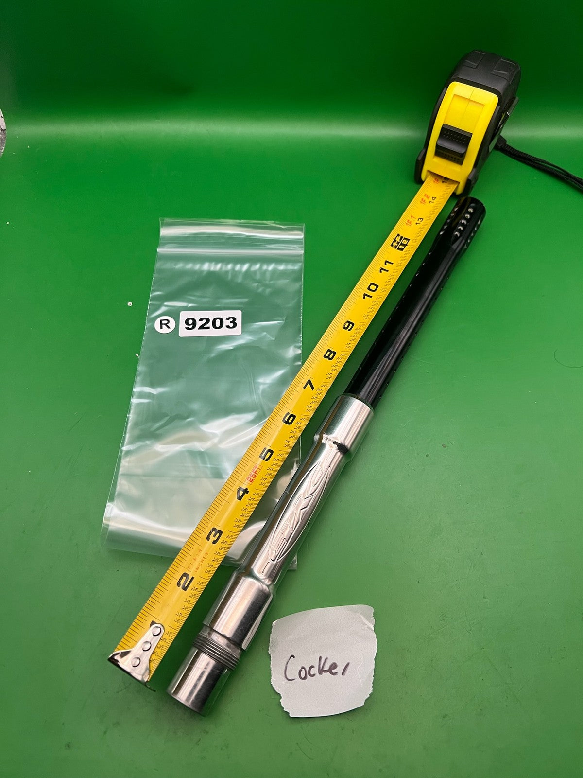 Dye Boomstick 14" Barrel .686 Bore Autococker AC Thread Silver Black Tip