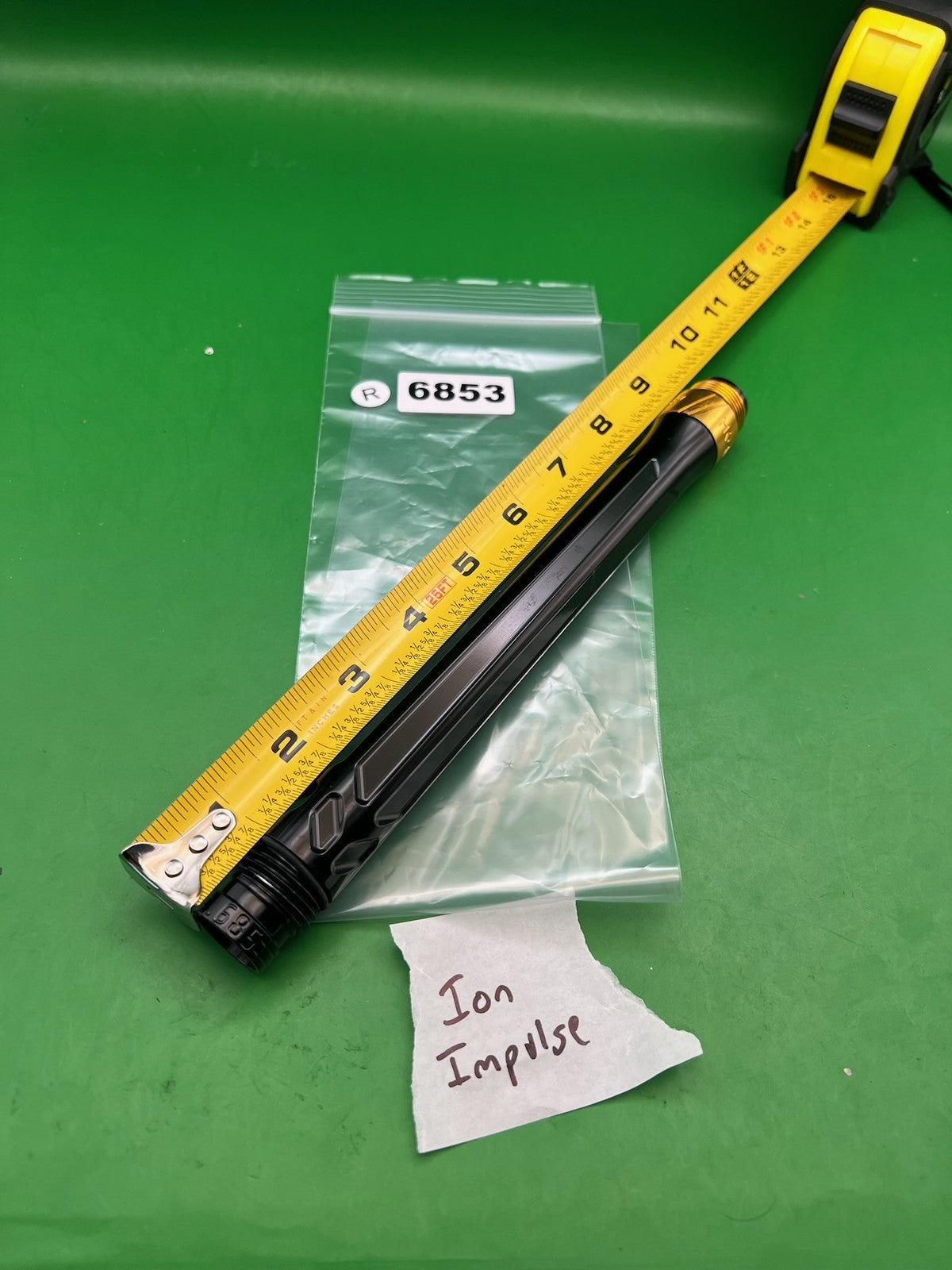 Smart Parts Ion Impulse Barrel Back Black Gold .685 HK Army Back