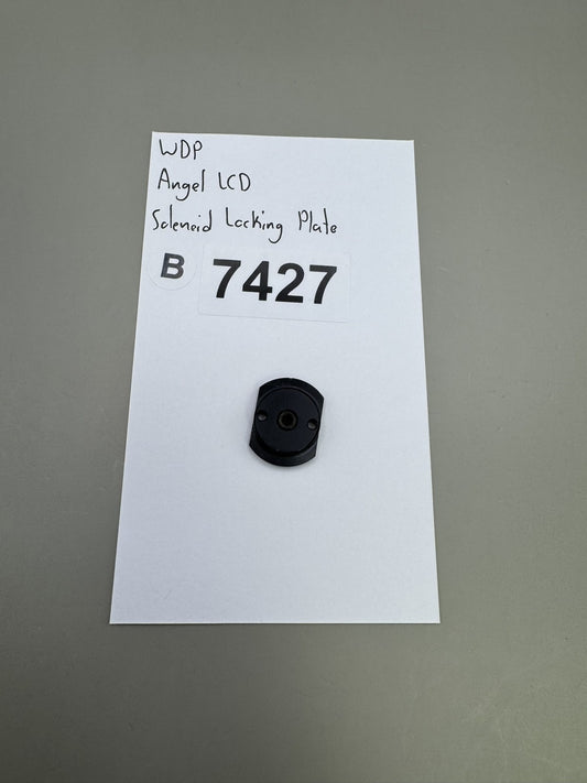 WDP Angel LCD Solenoid Locking Plate Black