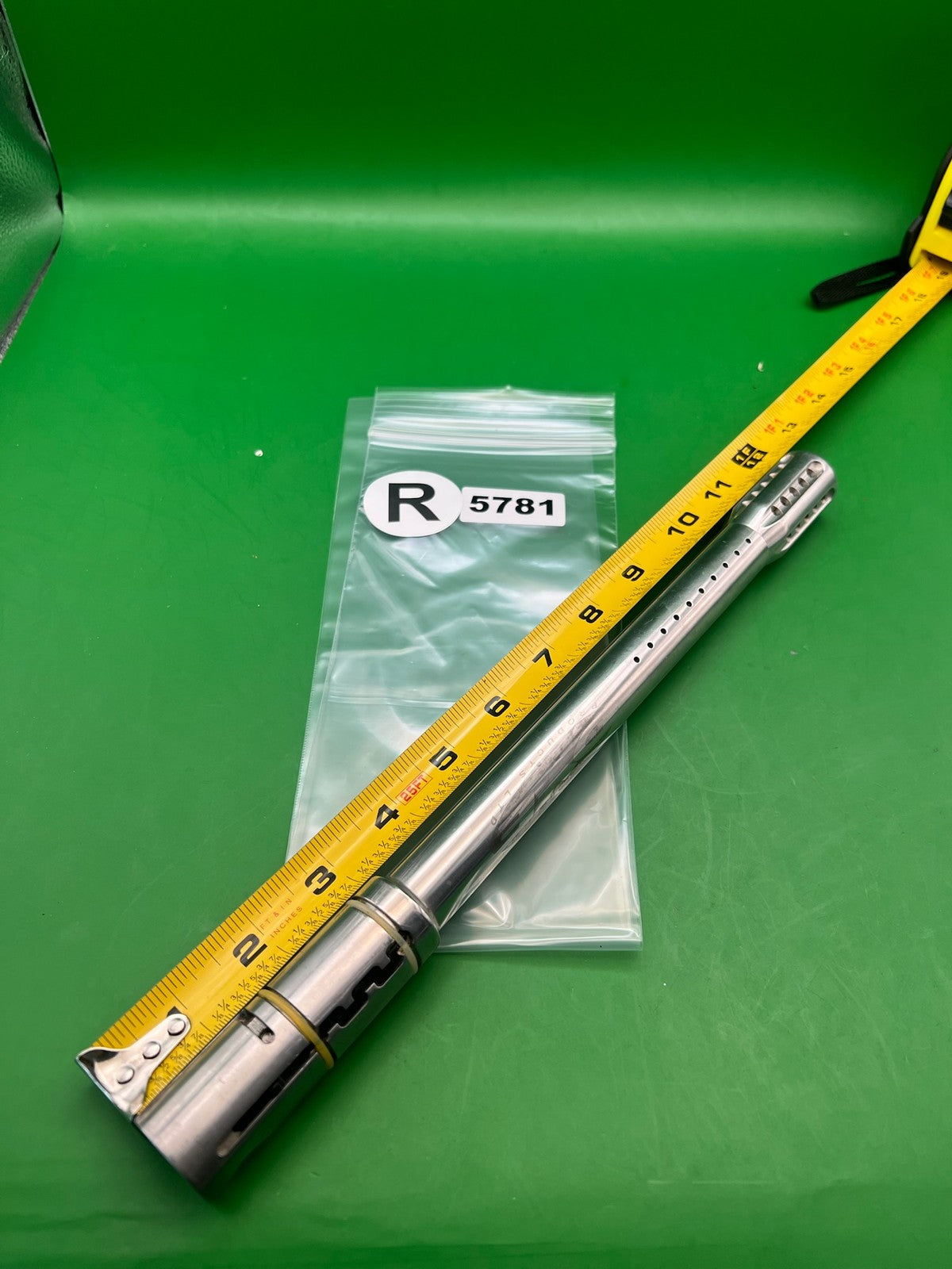 Automag 12" .686 Stainless Steel Dye Barrel - used paintball barrel - silver