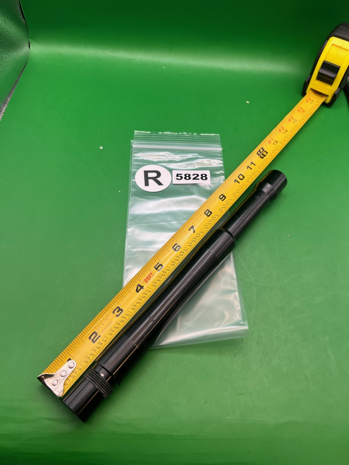 Stock Autococker Barrel 12" .690 Black - used paintball barrel - black