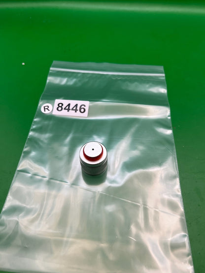 HPA CO2 Paintball Tank Valve Thread Protector Cap Thread Saver Silver Red