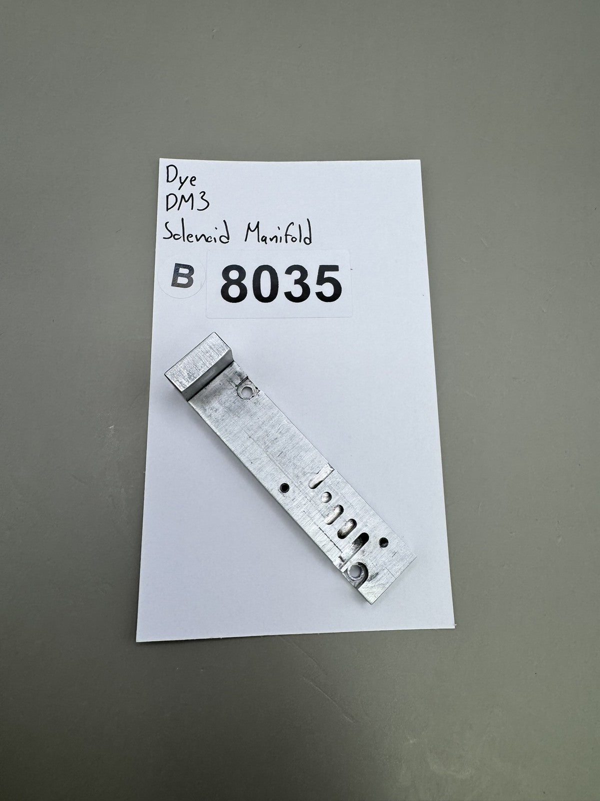 Dye DM3 Solenoid Manifold