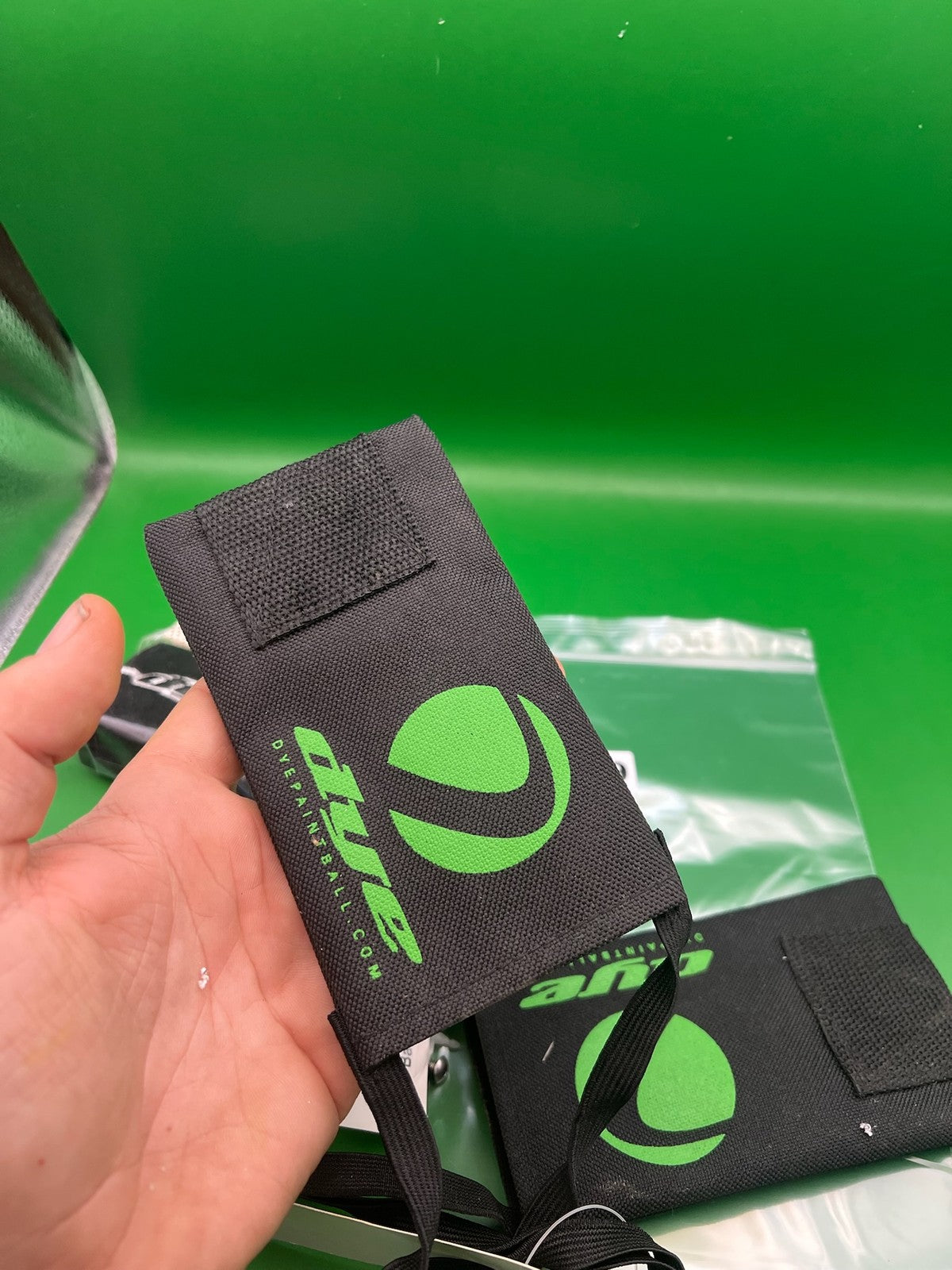 Dye Barrel Sock OG Lime + Sweat Band + Wrist Band Black Bundle