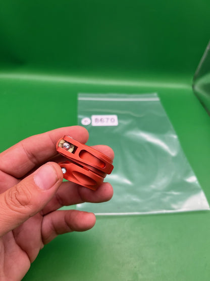 Planet Eclipse Low Rise Clamping Feedneck Red Anodized Aluminum