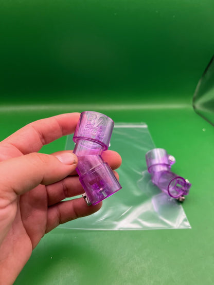 32 DegreesClassic Feedneck Elbow Purple Lot of 2 - used paintball feedneck elbow - purple