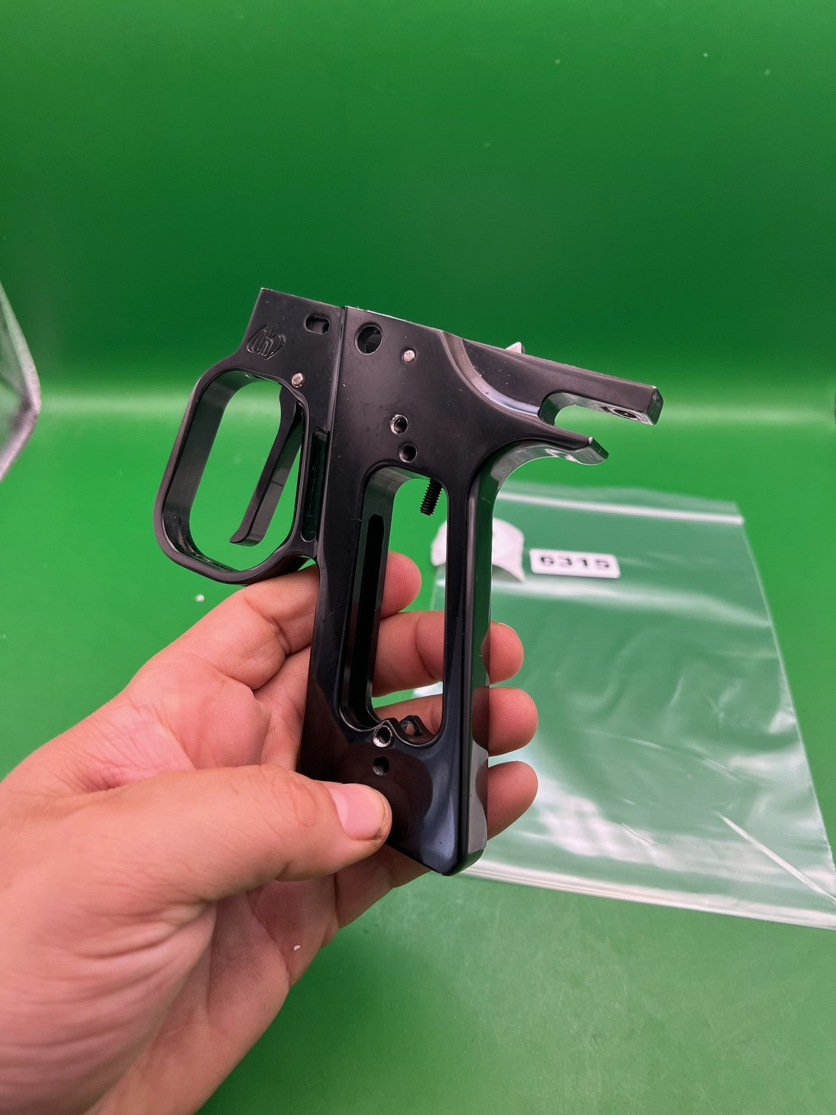 WGP Autococker Frame Hinge Frame - used paintball trigger frame - black