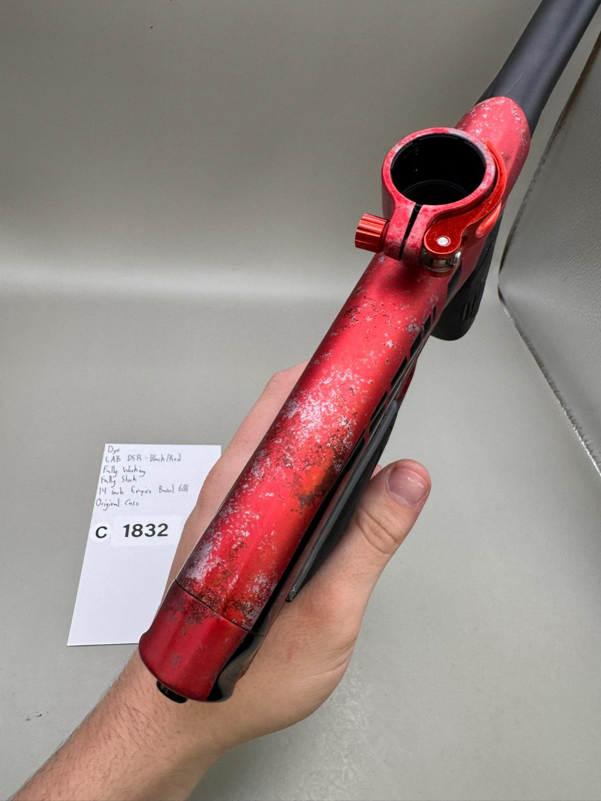 Dye LAB DSR - Black/Red - Paintball Marker Fully Working