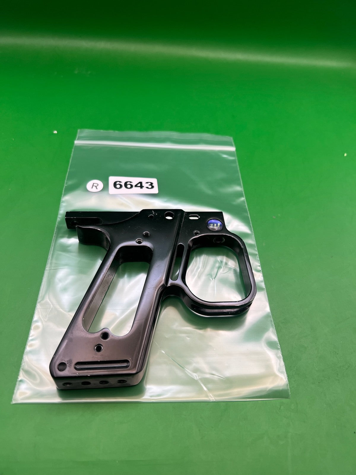 Autococker Hinge Frame - used paintball grip frame - black