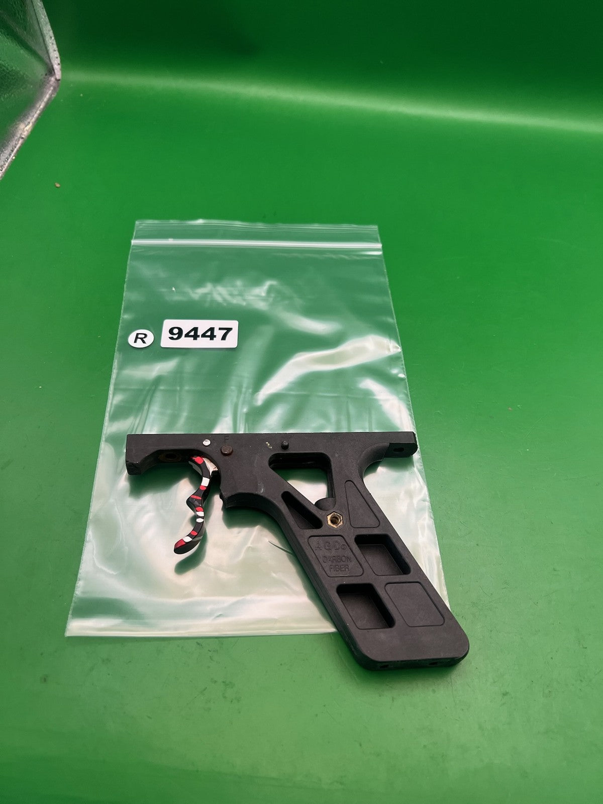 AGD Automag Carbon Fiber Single Trigger with Splash Red Trigger