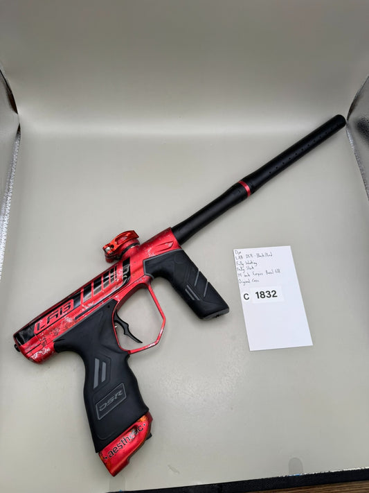 Dye LAB DSR - Black/Red - Paintball Marker Fully Working