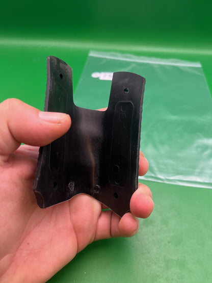 Vintage 45/1911 Style Paintball Grip Panels Black Rubber Checkered Diamond
