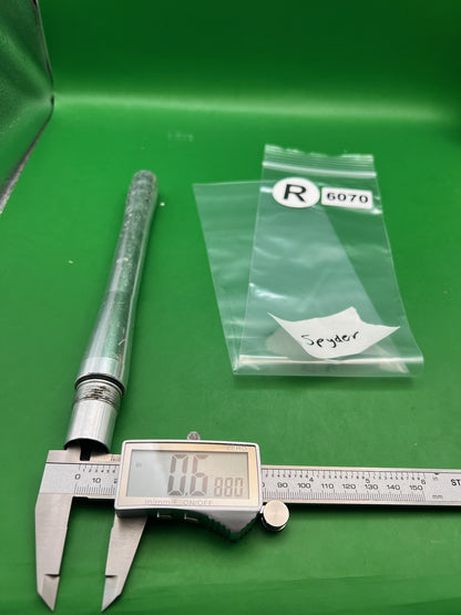 Spyder One-Piece Barrel 10" .688 Silver - used paintball barrel - silver
