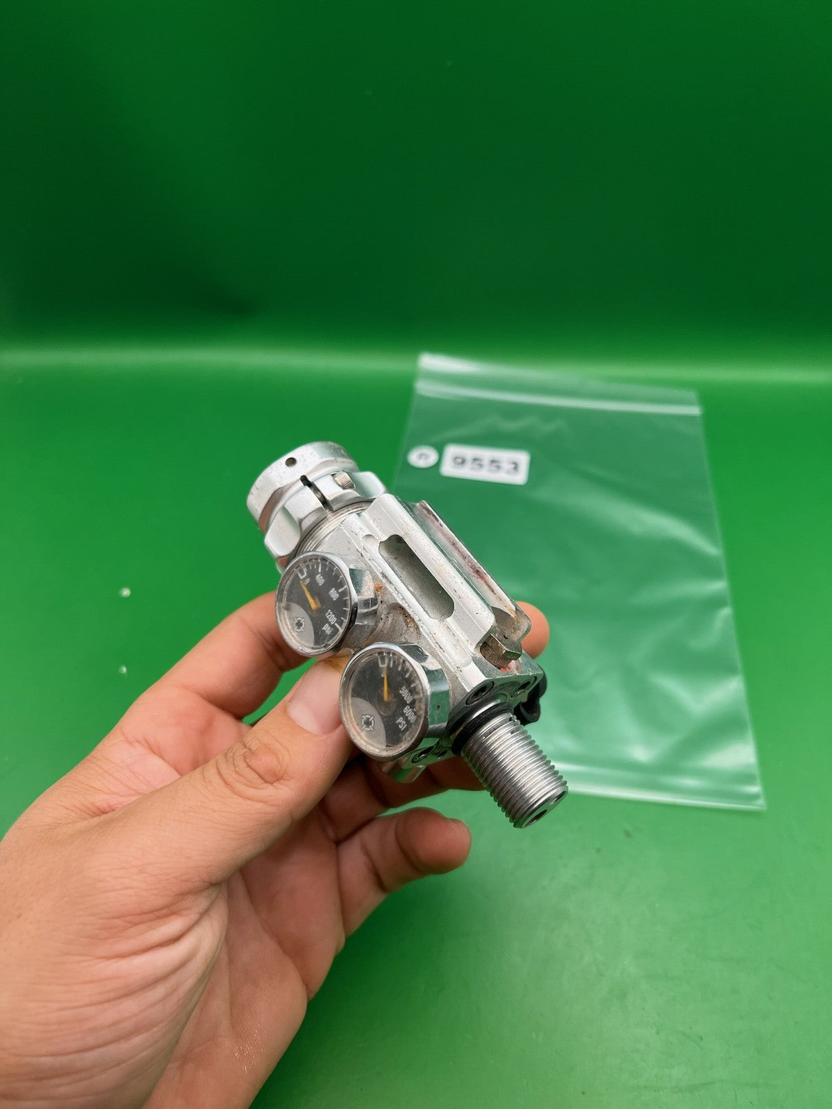Smart Parts Max Flo Tank Regulator 4500 PSI Silver Aluminum HPA