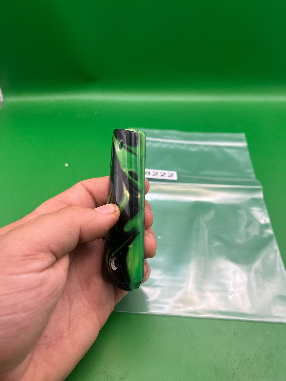 Vintage PB 1911/45 Style Grips- Green Cameo