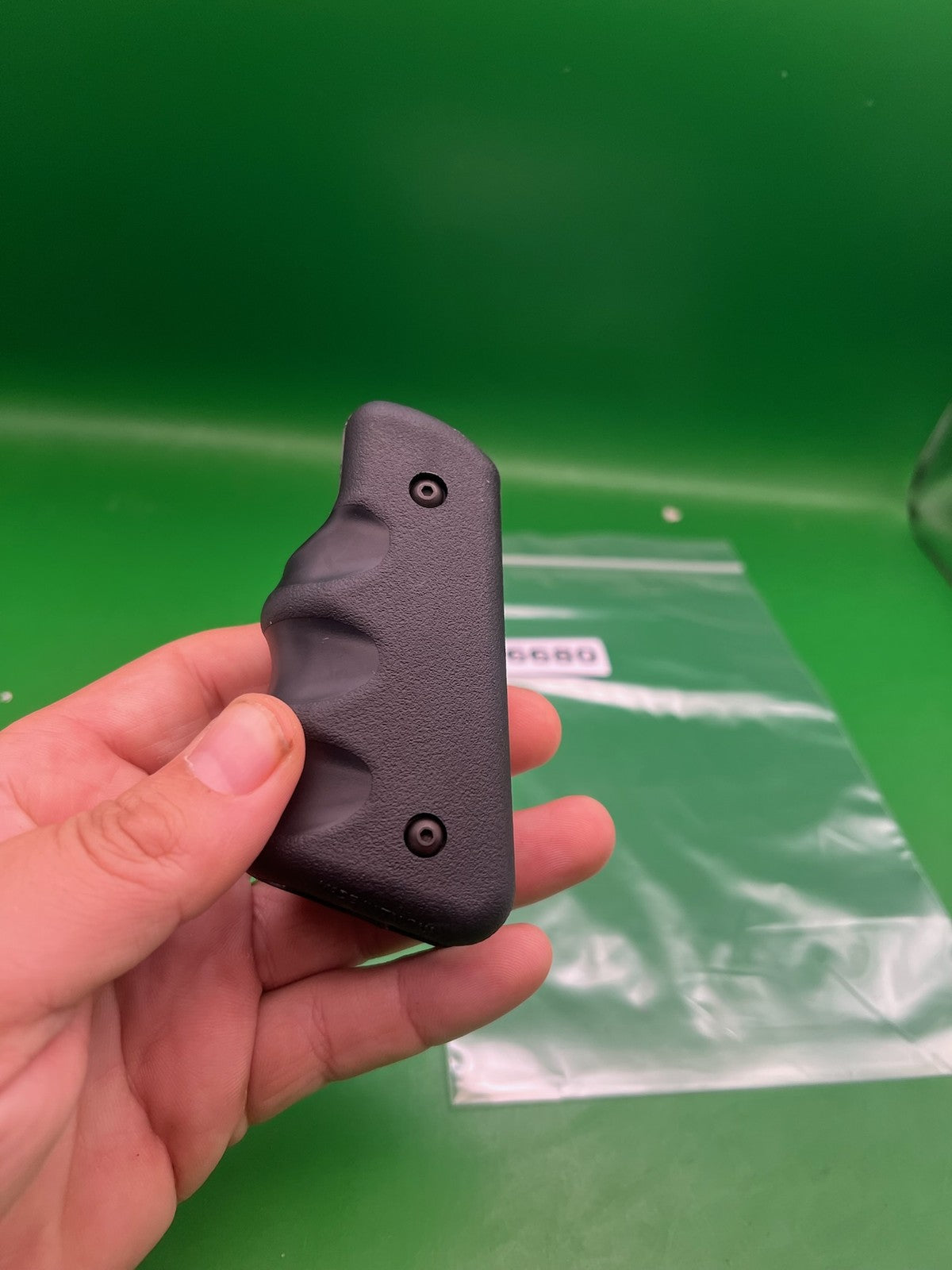 45* Grooved Autococker Grips - used paintball grip panel - black