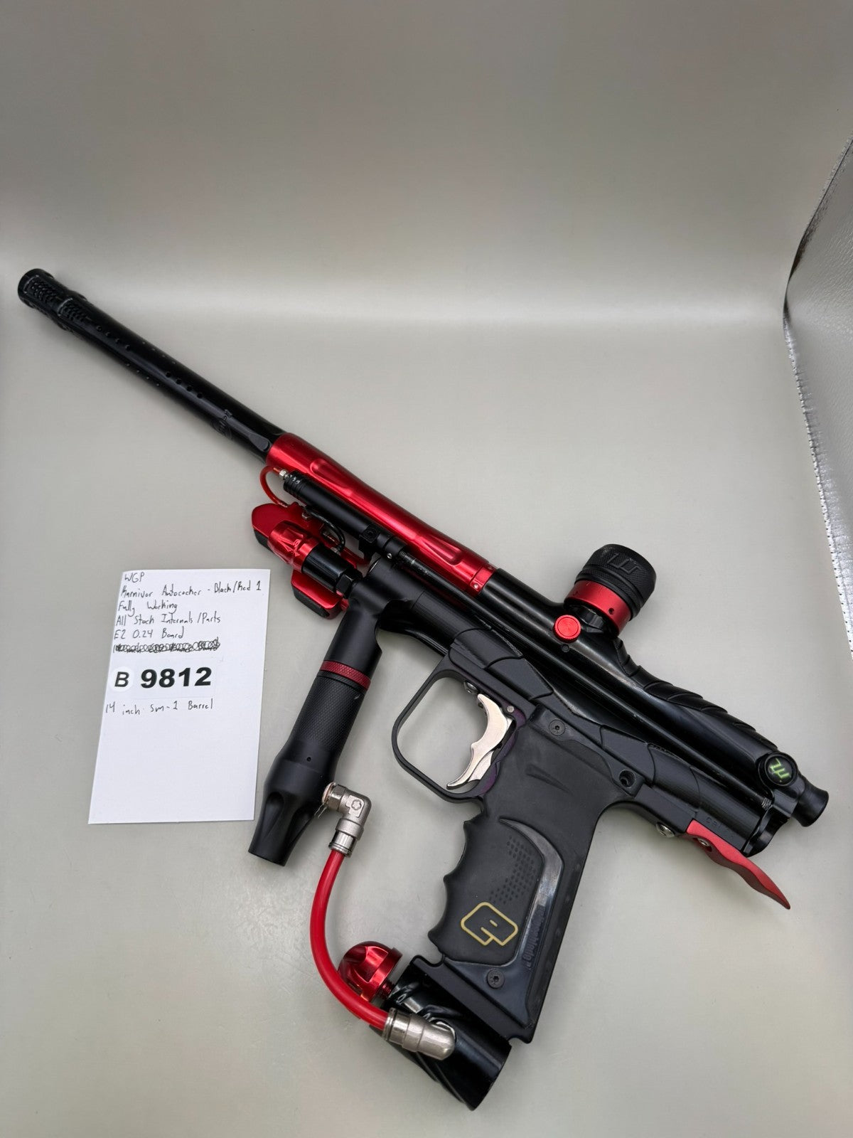 WGP Karnivor Autococker - Black/Red 1 - Paintball Marker Fully Working