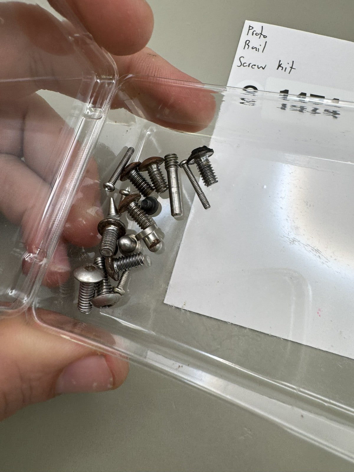 Proto Rail Screw kit